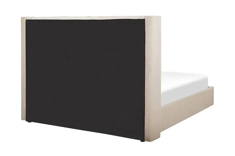 Kymmen Dobbeltseng 160x200 cm - Beige - Møbler - Senger - Sengeramme & sengestamme