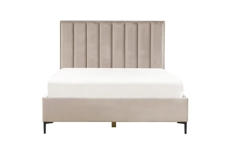 Sängram Beige 160x200 - Møbler - Senger - Seng med oppbevaring