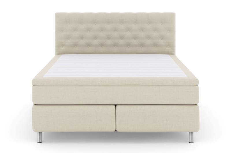 Select No 4 Komplett Sengepakke 180x200 Medium - Beige/Metallben - Møbler - Senger - Komplett sengepakke