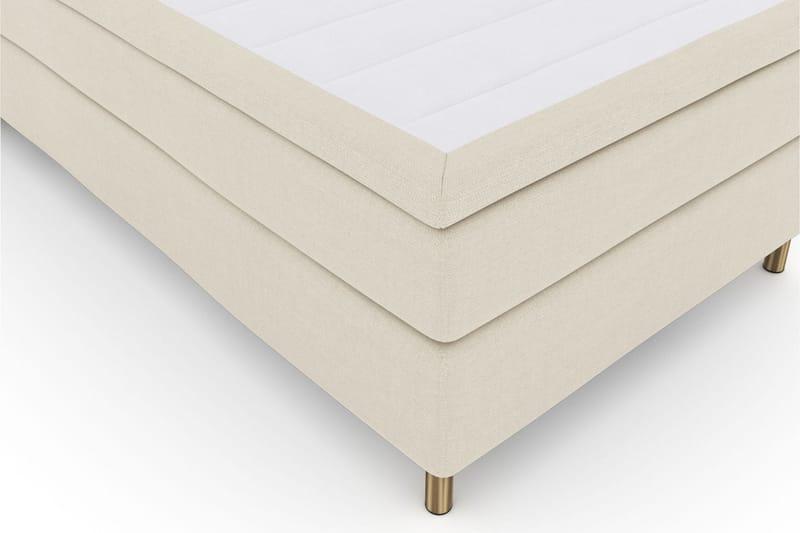 Select No 5 Komplett Sengepakke 120x200 Fast Watergel - Beige/Kobberben - Møbler - Senger - Komplett sengepakke
