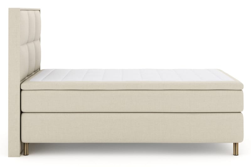 Select No 5 Komplett Sengepakke 120x200 Fast Watergel - Beige/Kobberben - Møbler - Senger - Komplett sengepakke