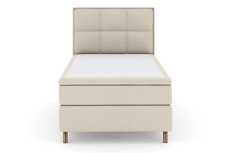 Select No 5 Komplett Sengepakke 120x200 Fast Watergel - Beige/Kobberben - Møbler - Senger - Komplett sengepakke