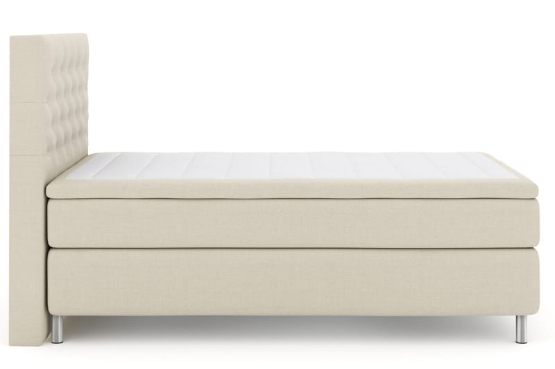 Select No 5 Komplett Sengepakke 120x200 Fast Watergel - Beige/Metallben - Møbler - Senger - Komplett sengepakke