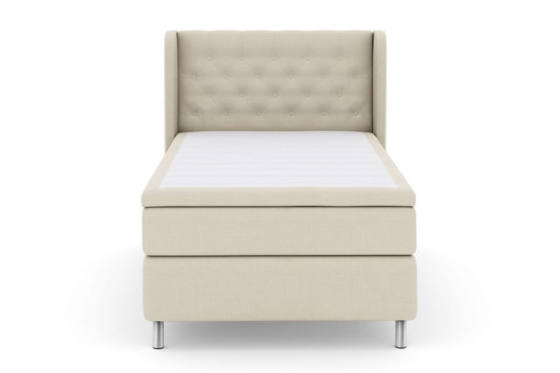 Select No 5 Komplett Sengepakke 120x200 Fast Watergel - Beige/Metallben - Møbler - Senger - Komplett sengepakke
