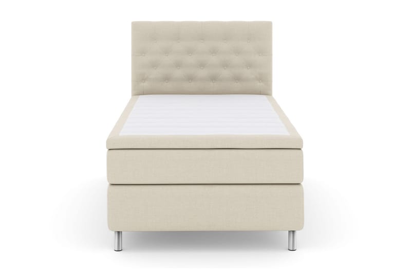 Select No 5 Komplett Sengepakke 120x200 Fast Watergel - Beige/Metallben - Møbler - Senger - Komplett sengepakke