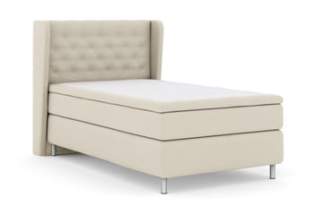 Select No 5 Komplett Sengepakke 120x200 Fast Watergel - Beige/Metallben - Møbler - Senger - Komplett sengepakke