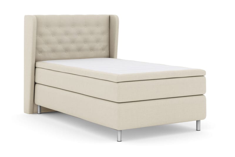 Select No 5 Komplett Sengepakke 120x200 Fast Watergel - Beige/Metallben - Møbler - Senger - Komplett sengepakke