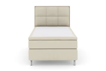 Rutete Sengegavl 120 cm - Beige