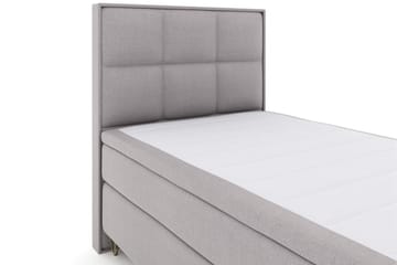 Select No 5 Komplett Sengepakke 120x200 Medium Lateks - Lysegrå/V-formede Metallben - Møbler - Senger - Komplett sengepakke