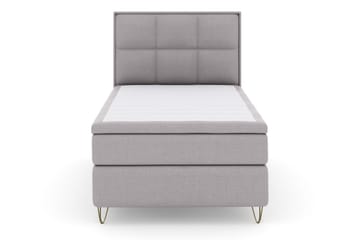 Select No 5 Komplett Sengepakke 120x200 Medium Lateks - Lysegrå/V-formede Metallben - Møbler - Senger - Komplett sengepakke