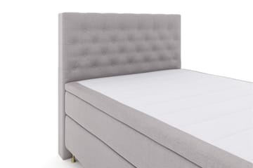 Select No 5 Komplett Sengepakke 140x200 Fast Watergel - Lysegrå/Gullben - Møbler - Senger - Komplett sengepakke