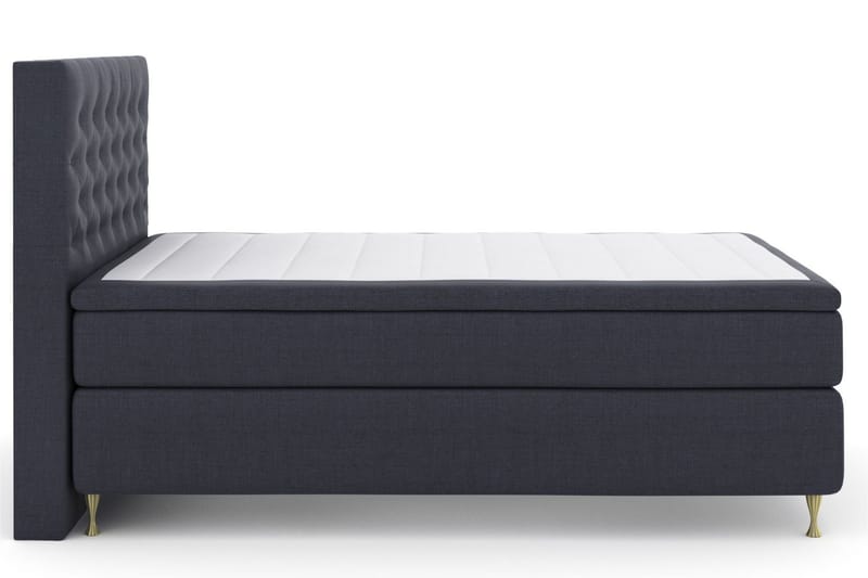 Select No 5 Komplett Sengepakke 160x200 Fast/Medium Watergel - Blå/Gullben - Møbler - Senger - Komplett sengepakke