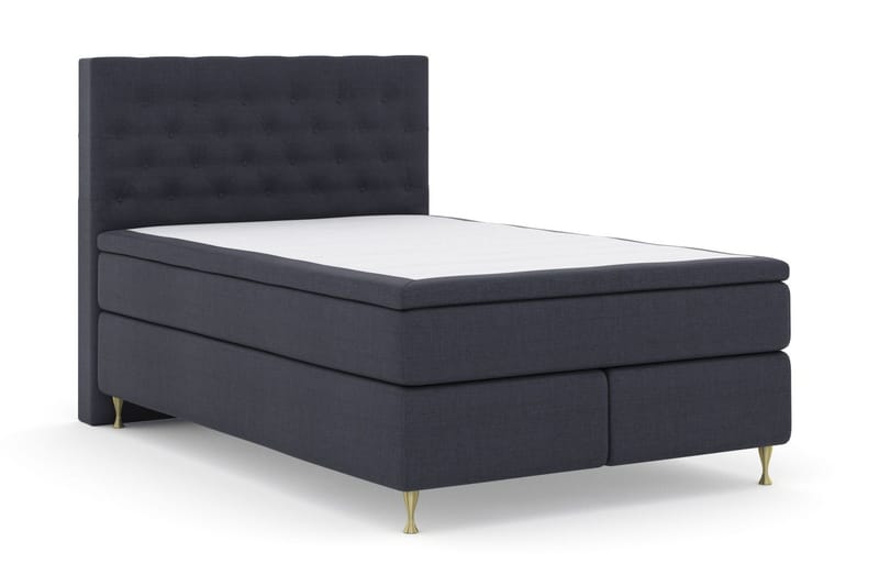 Select No 5 Komplett Sengepakke 160x200 Fast/Medium Watergel - Blå/Gullben - Møbler - Senger - Komplett sengepakke