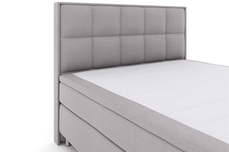 Select No 5 Komplett Sengepakke 160x200 Fast/Medium Watergel - Lysegrå/Metallben - Møbler - Senger - Komplett sengepakke
