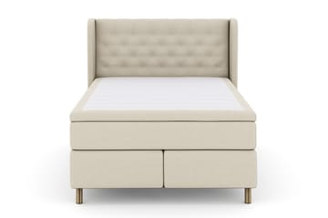Sengegavl med Sider 160 cm - Beige