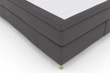 Select No 5 Komplett Sengepakke 160x200 Medium Lateks - Mørkegrå/Gullben - Møbler - Senger - Komplett sengepakke