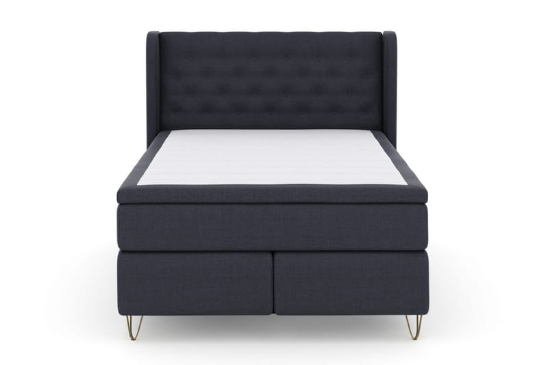Select No 5 Komplett Sengepakke 160x200 Medium Watergel - Blå/V-formede Metallben - Møbler - Senger - Komplett sengepakke