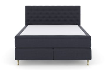 Select No 5 Komplett Sengepakke 180x200 Medium Watergel - Blå/Gullben - Møbler - Senger - Komplett sengepakke