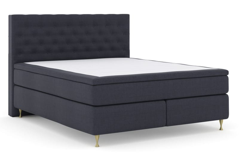 Select No 5 Komplett Sengepakke 180x200 Medium Watergel - Blå/Gullben - Møbler - Senger - Komplett sengepakke