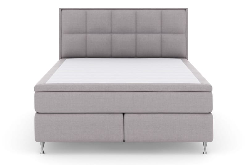 Select No 5 Komplett Sengepakke 180x200 Medium Watergel - Lysegrå/Sølvben - Møbler - Senger - Komplett sengepakke