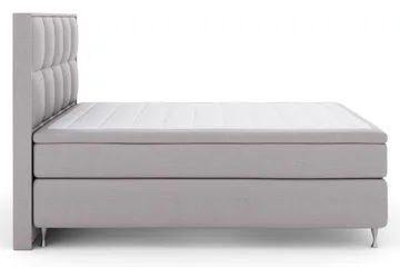 Select No 5 Komplett Sengepakke 180x200 Medium Watergel - Lysegrå/Sølvben - Møbler - Senger - Komplett sengepakke