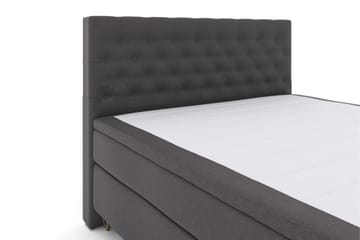 Select No 5 Komplett Sengepakke 210x210 Fast Lateks - Mørkegrå/V-formede Metallben - Møbler - Senger - Komplett sengepakke