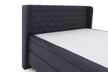 Select No 5 Komplett Sengepakke 210x210 Fast Watergel - Blå/Sølvben - Møbler - Senger - Komplett sengepakke