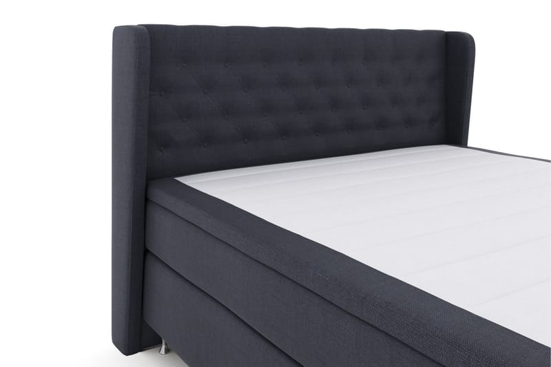 Select No 5 Komplett Sengepakke 210x210 Fast Watergel - Blå/Sølvben - Møbler - Senger - Komplett sengepakke