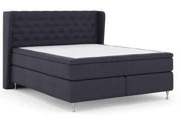 Select No 5 Komplett Sengepakke 210x210 Fast Watergel - Blå/Sølvben - Møbler - Senger - Komplett sengepakke