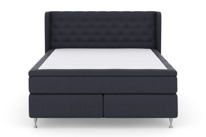 Select No 5 Komplett Sengepakke 210x210 Fast Watergel - Blå/Sølvben - Møbler - Senger - Komplett sengepakke