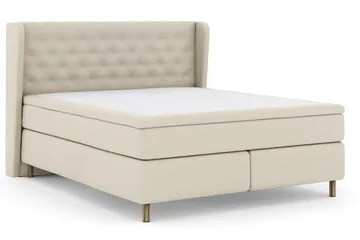 Select No 5 Komplett Sengepakke 210x210 Medium Watergel - Beige/Kobberben - Møbler - Senger - Komplett sengepakke