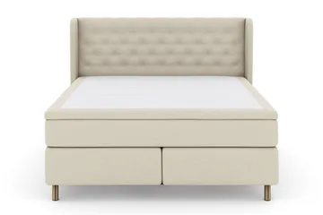 Select No 5 Komplett Sengepakke 210x210 Medium Watergel - Beige/Kobberben - Møbler - Senger - Komplett sengepakke