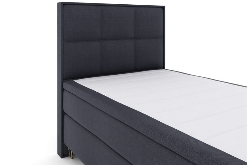 Select No 6 Komplett Sengepakke 120x200 Fast Watergel - Blå/V-formede Metallben - Møbler - Senger - Komplett sengepakke