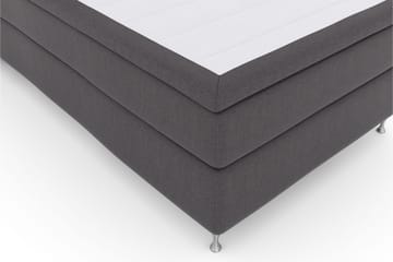 Select No 6 Komplett Sengepakke 120x200 Medium Watergel - Mørkegrå/Sølvben - Møbler - Senger - Komplett sengepakke