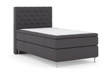 Select No 6 Komplett Sengepakke 120x200 Medium Watergel - Mørkegrå/Sølvben - Møbler - Senger - Komplett sengepakke