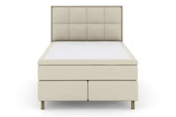 Select No 6 Komplett Sengepakke 160x200 Fast Memory/Pocket - Beige/Kobberben - Møbler - Senger - Komplett sengepakke