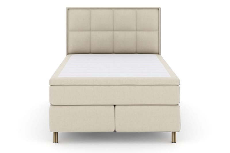 Select No 6 Komplett Sengepakke 160x200 Fast Memory/Pocket - Beige/Kobberben - Møbler - Senger - Komplett sengepakke