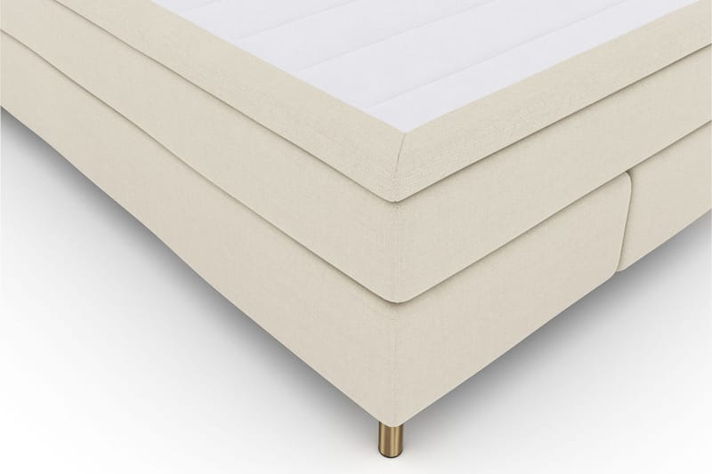 Select No 6 Komplett Sengepakke 160x200 Fast Memory/Pocket - Beige/Kobberben - Møbler - Senger - Komplett sengepakke