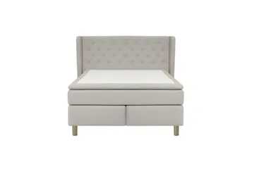 Sengegavl med Sider 160 cm - Beige