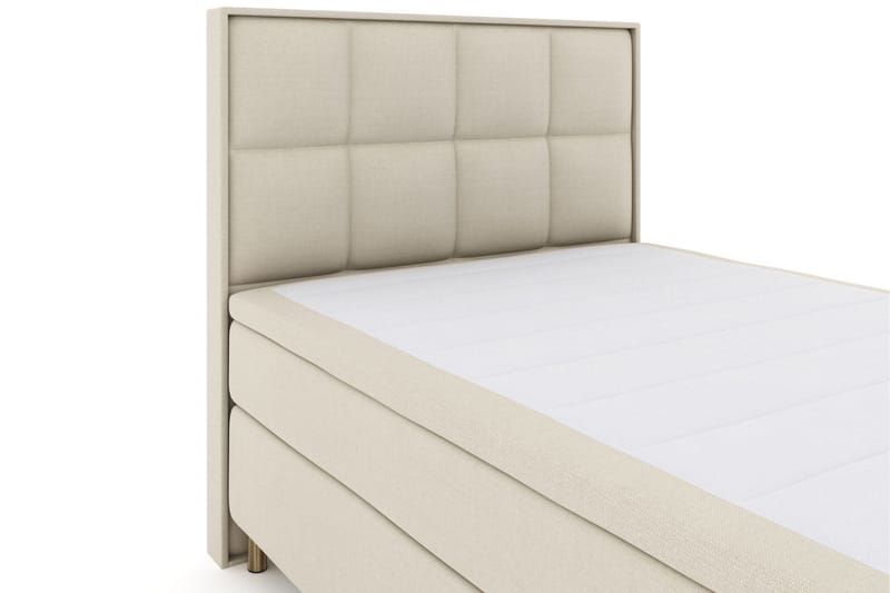 Select No 6 Komplett Sengepakke 160x200 Fast Memory/Pocket - Beige/Kobberben - Møbler - Senger - Komplett sengepakke