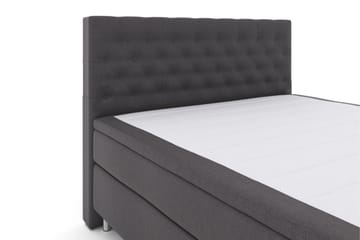 Select No 6 Komplett Sengepakke 160x200 Fast/Medium Watergel - Mørkegrå/Metallben - Møbler - Senger - Komplett sengepakke