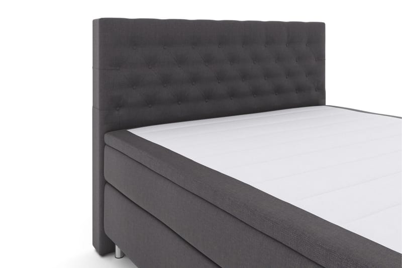 Select No 6 Komplett Sengepakke 160x200 Fast/Medium Watergel - Mørkegrå/Metallben - Møbler - Senger - Komplett sengepakke