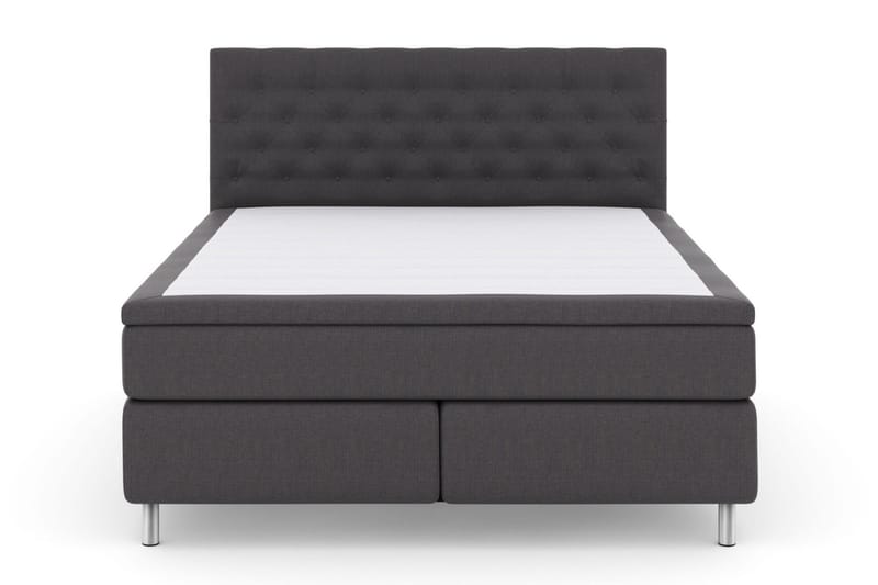 Select No 6 Komplett Sengepakke 160x200 Fast/Medium Watergel - Mørkegrå/Metallben - Møbler - Senger - Komplett sengepakke
