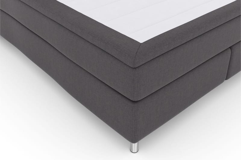 Select No 6 Komplett Sengepakke 160x200 Fast/Medium Watergel - Mørkegrå/Metallben - Møbler - Senger - Komplett sengepakke