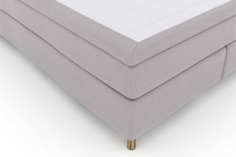 Select No 6 Komplett Sengepakke 160x200 Medium Watergel - Lysegrå/Kopperben - Møbler - Senger - Komplett sengepakke