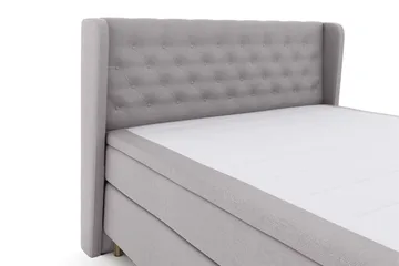Select No 6 Komplett Sengepakke 160x200 Medium Watergel - Lysegrå/Kopperben - Møbler - Senger - Komplett sengepakke