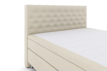 Select No 6 Komplett Sengepakke 180x200 Fast Watergel - Beige/Metallben - Møbler - Senger - Komplett sengepakke