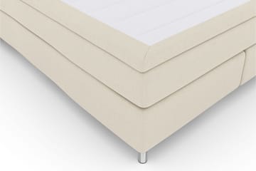 Select No 6 Komplett Sengepakke 180x200 Fast Watergel - Beige/Metallben - Møbler - Senger - Komplett sengepakke