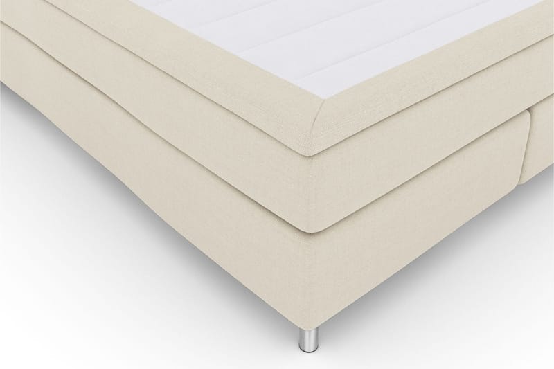 Select No 6 Komplett Sengepakke 180x200 Fast Watergel - Beige/Metallben - Møbler - Senger - Komplett sengepakke