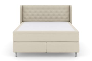Sengegavl med Sider 180 cm - Beige